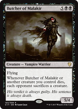 Butcher of Malakir - Magic: The Gathering - C17 Near Mint Inglés