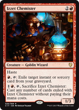 Izzet Chemister - Magic: The Gathering - C17 Near Mint Inglés