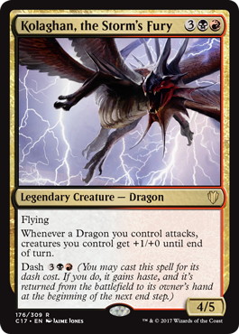 Kolaghan, the Storm's Fury - Magic: The Gathering - C17 Near Mint Inglés
