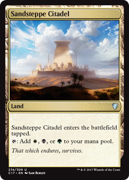 Sandsteppe Citadel - Magic: The Gathering - C17 Near Mint Inglés