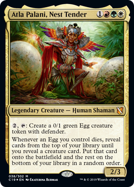 Atla Palani, Nest Tender - Magic: The Gathering - C19 Near Mint Inglés