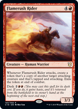 Flamerush Rider - Magic: The Gathering - C19 Near Mint Inglés