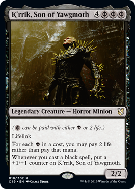 K'rrik, Son of Yawgmoth - Magic: The Gathering - C19 Near Mint Inglés