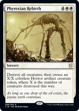 Phyrexian Rebirth - Magic: The Gathering - C19 Near Mint Inglés
