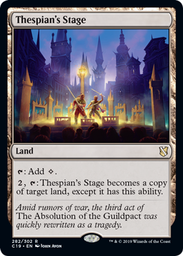 Thespian's Stage - Magic: The Gathering - C19 Near Mint Inglés