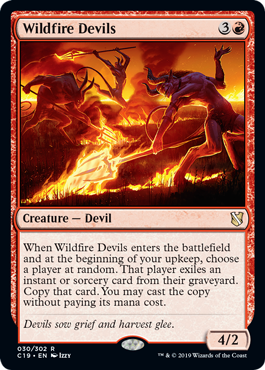 Wildfire Devils - Magic: The Gathering - C19 Near Mint Inglés