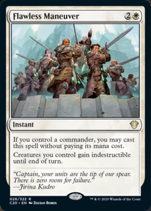 Flawless Maneuver - Magic: The Gathering - C20 Near Mint Inglés