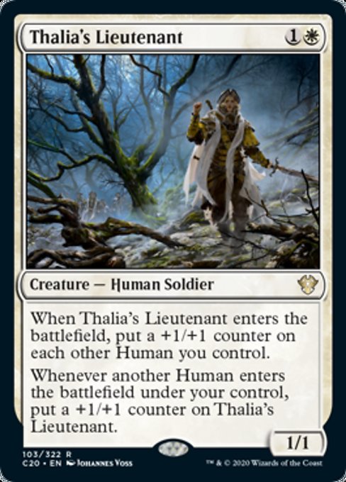 Thalia's Lieutenant - Magic: The Gathering - C20 Near Mint Inglés