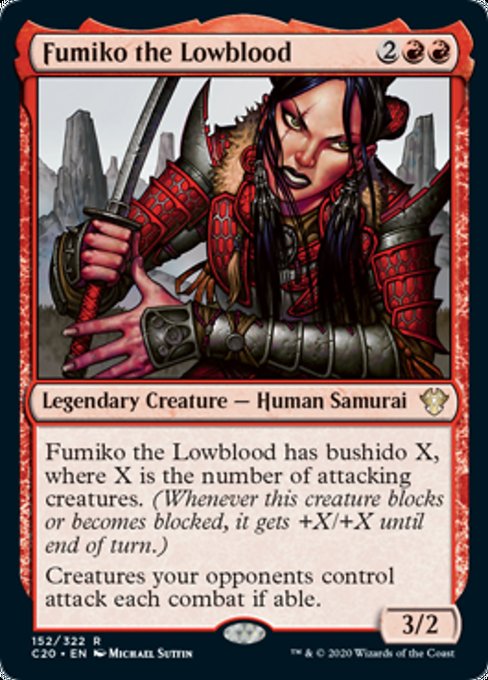 Fumiko the Lowblood - Magic: The Gathering - C20 Near Mint Inglés