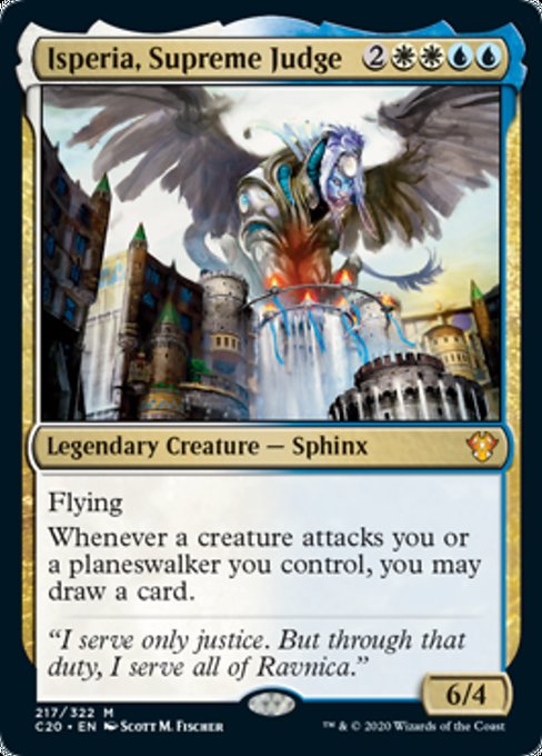 Isperia, Supreme Judge - Magic: The Gathering - C20 Near Mint Inglés