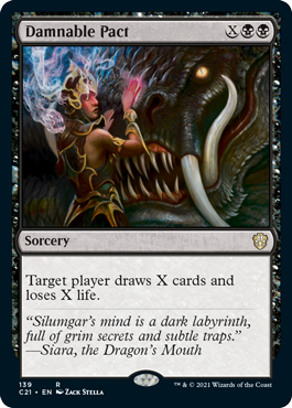 Damnable Pact - Magic: The Gathering - C21 Near Mint Inglés