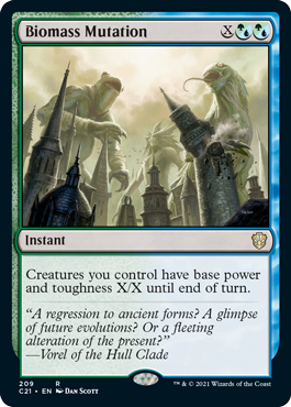 Biomass Mutation - Magic: The Gathering - C21 Near Mint Inglés