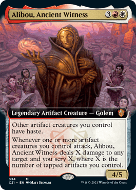 Alibou, Ancient Witness - Magic: The Gathering - C21 Near Mint Inglés