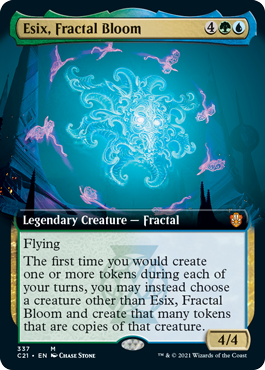 Esix, Fractal Bloom - Magic: The Gathering - C21 Near Mint Inglés