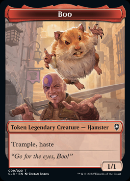 Boo Token - Magic: The Gathering - CLB Near Mint Inglés