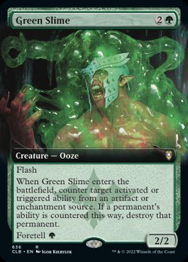 Green Slime - Magic: The Gathering - CLB Near Mint Inglés