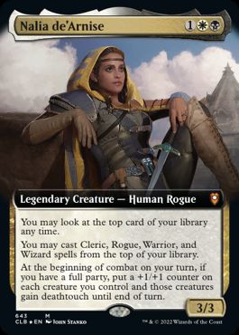 Nalia de'Arnise - Magic: The Gathering - CLB Near Mint Inglés