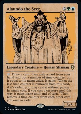 Alaundo the Seer - Magic: The Gathering - CLB-BF Near Mint Inglés