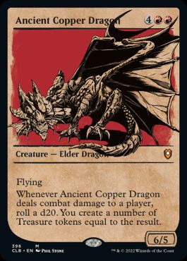 Ancient Copper Dragon - Magic: The Gathering - CLB-BF Near Mint Inglés