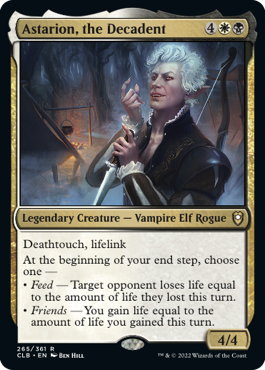Astarion, the Decadent - Magic: The Gathering - CLB Near Mint Inglés