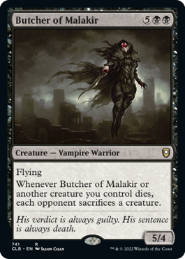 Butcher of Malakir - Magic: The Gathering - CLB Near Mint Inglés