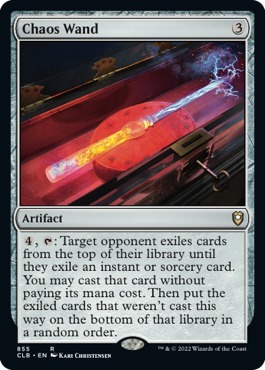 Chaos Wand - Magic: The Gathering - CLB Near Mint Inglés