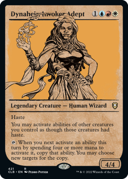 Dynaheir, Invoker Adept - Magic: The Gathering - CLB-BF Near Mint Inglés