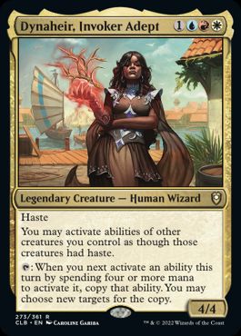Dynaheir, Invoker Adept - Magic: The Gathering - CLB Near Mint Inglés