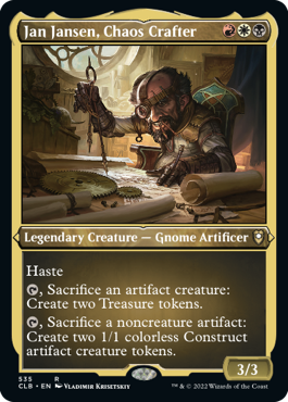 Jan Jansen, Chaos Crafter - Magic: The Gathering - CLB-BF Near Mint Inglés