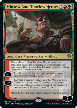 Minsc & Boo, Timeless Heroes - Magic: The Gathering - CLB Near Mint Inglés