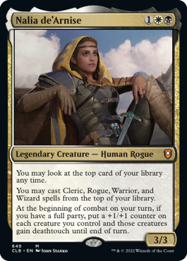 Nalia de'Arnise - Magic: The Gathering - CLB Near Mint Inglés