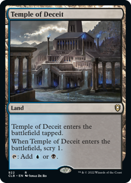 Temple of Deceit - Magic: The Gathering - CLB Near Mint Inglés