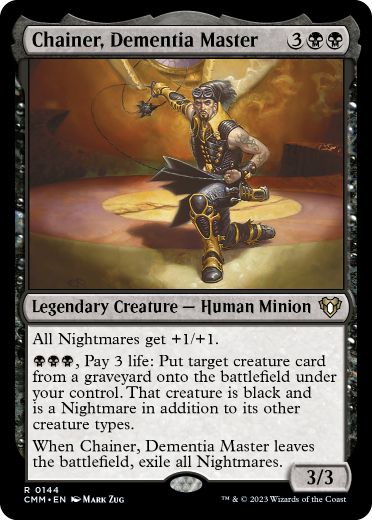 Chainer, Dementia Master - Magic: The Gathering - CMM Near Mint Inglés