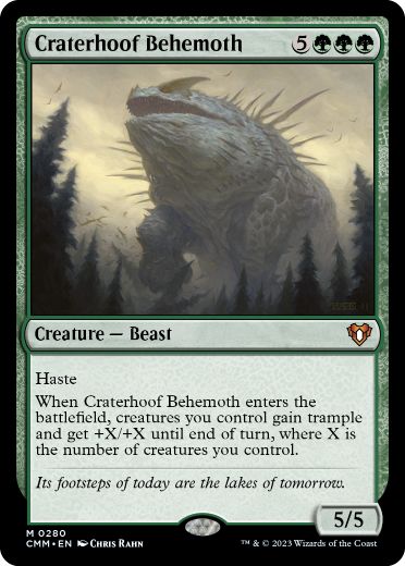 Craterhoof Behemoth - Vista detallada 1 de Magic México | Hydra