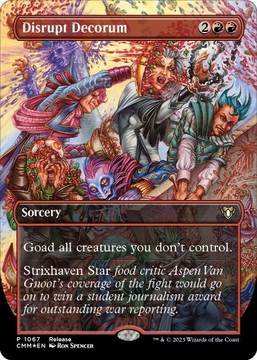 Disrupt Decorum - Magic: The Gathering - Launch Near Mint Inglés