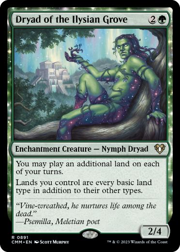 Dryad of the Ilysian Grove - Magic: The Gathering - CMM Near Mint Inglés