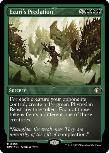 Ezuri's Predation - Magic: The Gathering - CMM-BF Near Mint Inglés
