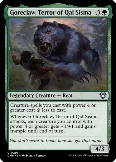 Goreclaw, Terror of Qal Sisma - Magic: The Gathering - CMM Near Mint Inglés