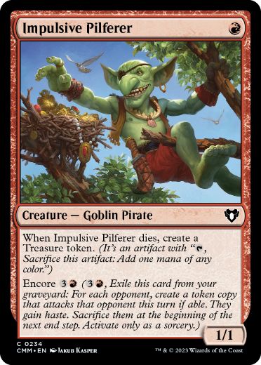 Impulsive Pilferer - Magic: The Gathering - CMM Near Mint Inglés
