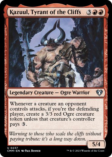 Kazuul, Tyrant of the Cliffs - Magic: The Gathering - CMM Near Mint Inglés