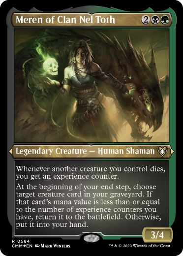 Meren of Clan Nel Toth - Magic: The Gathering - CMM-BF Near Mint Inglés