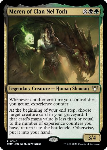 Meren of Clan Nel Toth - Magic: The Gathering - CMM Near Mint Inglés