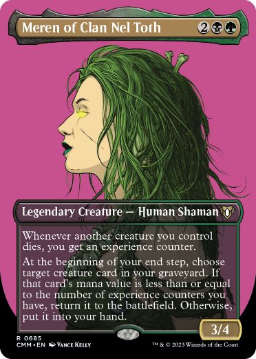 Meren of Clan Nel Toth - Magic: The Gathering - CMM-BF Near Mint Inglés