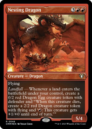Nesting Dragon - Magic: The Gathering - CMM-BF Near Mint Inglés