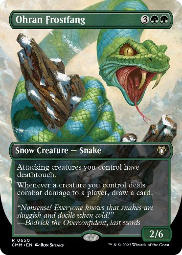 Ohran Frostfang - Magic: The Gathering - CMM-BF Near Mint Inglés