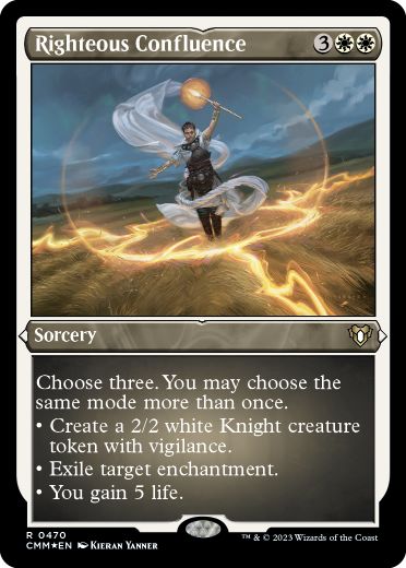 Righteous Confluence - Magic: The Gathering - CMM-BF Near Mint Inglés