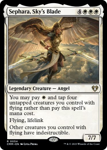Sephara, Sky's Blade - Magic: The Gathering - CMM Near Mint Inglés