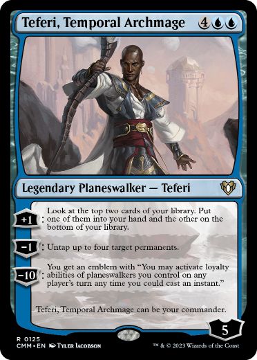 Teferi, Temporal Archmage - Magic: The Gathering - CMM Near Mint Inglés