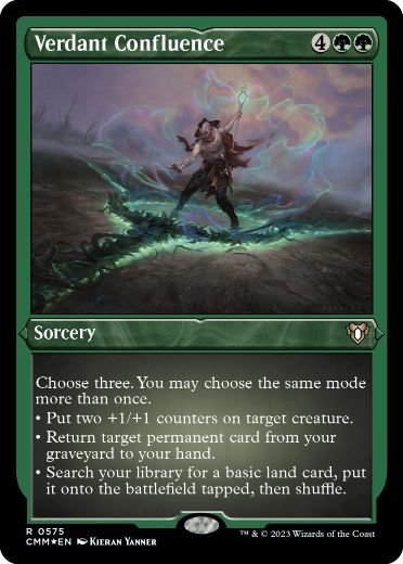Verdant Confluence - Magic: The Gathering - CMM-BF Near Mint Inglés