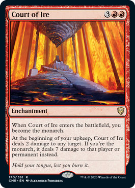Court of Ire - Magic: The Gathering - CMR Near Mint Inglés